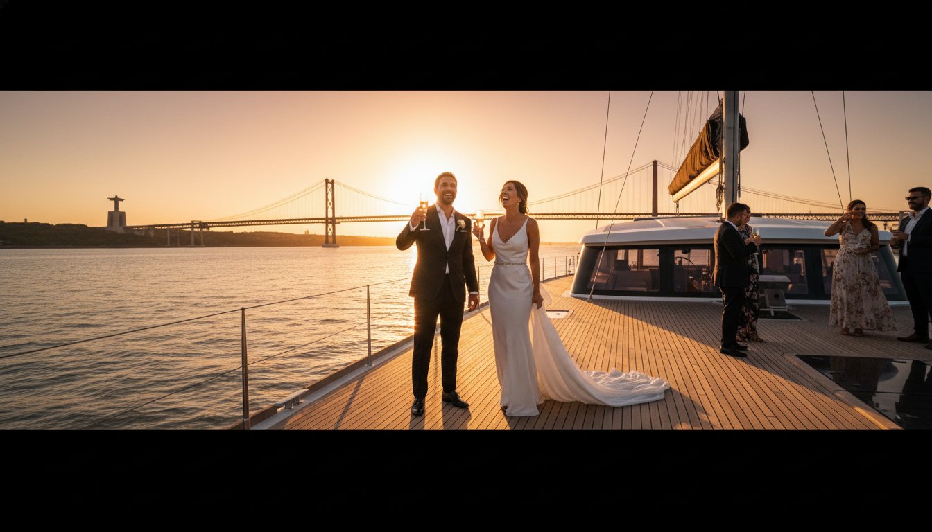 Le guide ultime pour un mariage en bateau à Lisbonne : des lieux uniques sur le Tage